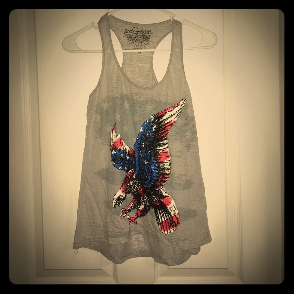 Patriotic Eagle Tank Top